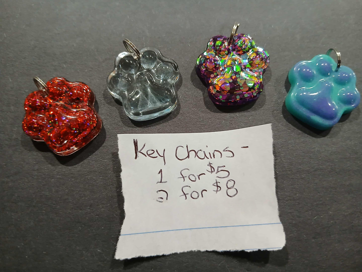 Premade Resin Little Keychains