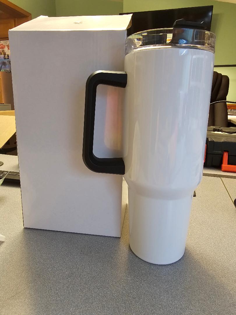 40oz Tumbler Black Handle