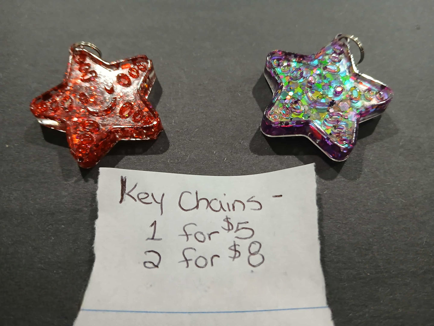 Premade Resin Little Keychains