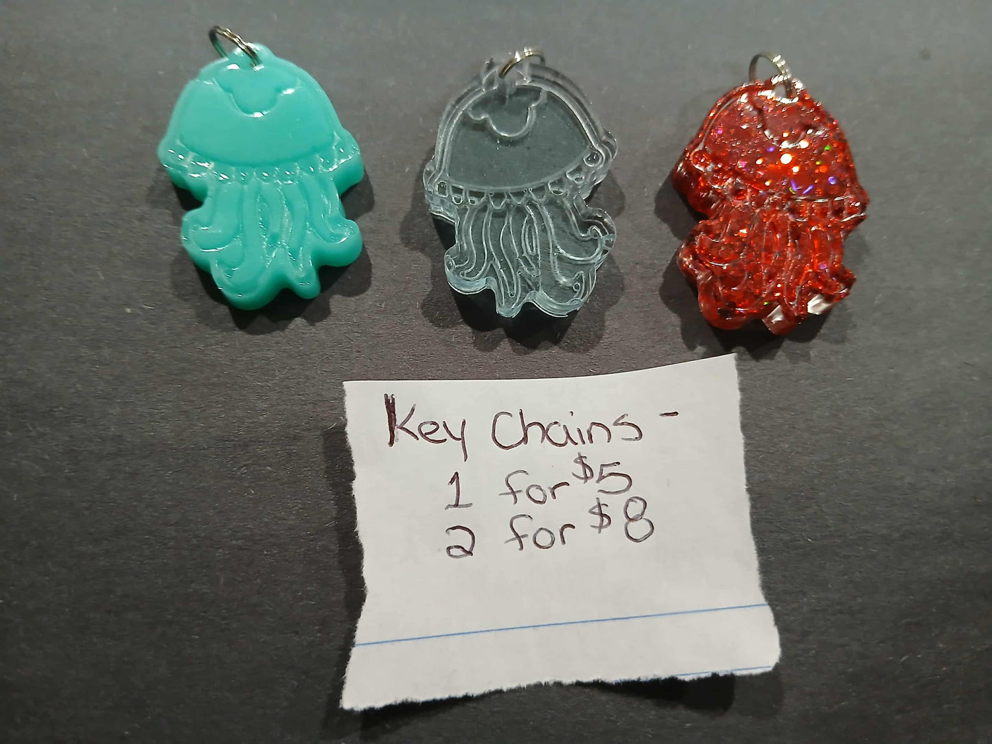 Premade Resin Little Keychains