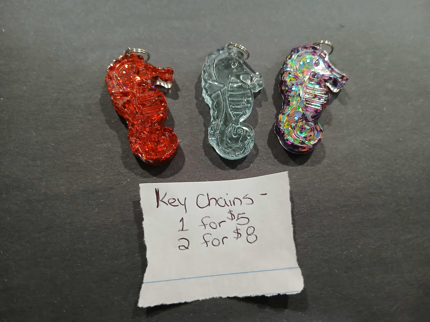 Premade Resin Little Keychains